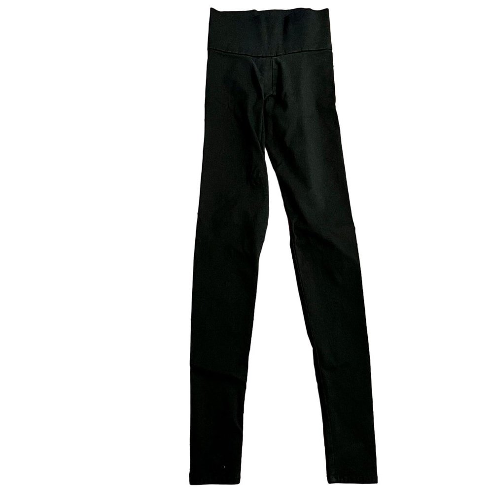 Sexsy Fashion Black High Waisted Casual Wide Waistband Leggings Size Small